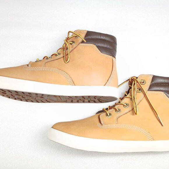 Timberland Dausette Wheat Nubuck High Top Sneaker Boots Women’s 9 Great Cond - Picture 5 of 16